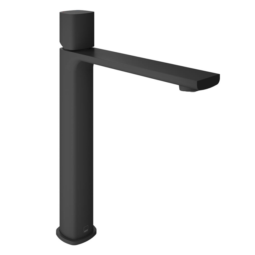 Vado Cameo Leverless Matt Black Extended Mono Basin Mixer